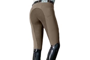 babao Women's Equine Riding Tights,Horse Riding Ladies Stretchy Jodhpurs