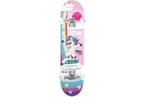 VENOM SKATEBOARDS Venom Skateboard Kids Skateboard Mini Junior Size Kids age 6-12 Trick Skateboards for Beginners - 7.25"/29" 7ply Maple
