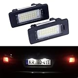 1.Eficiencia energética: cada luz de matrícula tiene 24 piezas de 1210 piezas de LED, 6000K Xenon White, bajo consumo de energía para una vida más larga. INTRODUCCIÓN: 2 bombillas LED por placa con chip SMD con 24 piezas cada una. Puede reemplazar su lámpara de matrícula BMW con esta brillante bombilla de xenón blanca.