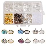 cabochon settings australia ★ Material: aus Zinklegierung in einem Silber- und Goldton (blei- und nickelfrei).