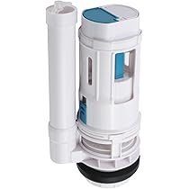 2-Inch Dual Flush Valve Replacement Kit For One-Piece Toilets - Complete Repair Kit With Buttons