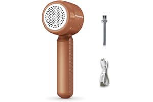 Rowenta Easy Care, Quitapelusas Eléctrico, Recargable, Autonomía 60 min, Rejilla de Acero Inoxidable, rápido y fácil de Usar, Color Terracota, JA8001E0