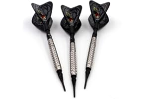 CUESOUL Robbie 'Kong' Green 20g 90% Tungsteno Juego de Dardos de Punta Blanda