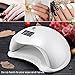 36W UV LED Nail Lamp Manicure/Pedicure Nail Dryer with 4 Timer Setting - Perfect Salon Tool for Drying Nail Polish and Gel - Dry Both Fingernails and Toenails with 2 FREE Bonus Nail Files