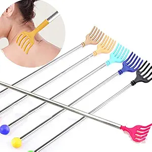 Homfine Pack of 2 Perfect Back Massager/Scratcher with Nonslip Steel Handle 15.7