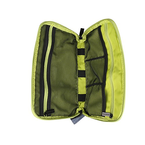 BUBM USB-Speicherstick Organizer Tragetasche Karte Aufbewahrungstasche für Elektronische Zubehöre Reise Organisasor Tasche mit Griff (Medium, Blau） - 4
