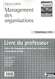 Image de Management des organisations Tle STG : Livre du professeur