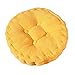 Price comparison product image Monbedos Thick Seat Pads Corduroy Circular Cushion Chair Cushions Suitable For Dining Living Room Patio Garden Office Coffee Shop (Yellow)