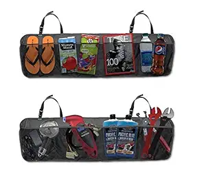 Sevendi Car Organizer Back Seat Car Organizer for Kids with USB/Headphone Slits of Back Car Seat Organizer Backseat for Road Trip, Kid Snacks, Toys, Travel Accessories