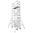 TAMTEK Aluminum Scaffolding Single Width 0.8X1.8 Tower Height 2.7 Mtrs