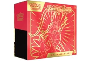 HEART FOR CARDS 1 x Elite Traine Box – Scarled & Violed – Inglés + Heartforcards® Protección de envío (Koraidon)