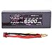 Produktbild Ailikeoprte lipo 2s hardcase 7.4V 6000mAh 60C RC Akku mit Banana Stecker für Racing Car Drone Boat Truck Traxxas Hobby