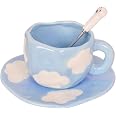 Tazza A Forma Di Borsa E Piattino E Cucchiaio, Tazze Da