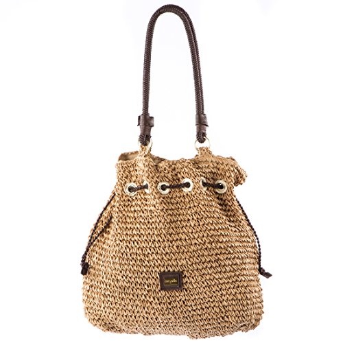 Berydale Damen Sommer Tasche aus Papier mit charmanten Strand-Charakter - 2