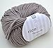 Produktbild Rico Baby Merino dk 006 - kiesel Babywolle aus 100% Merinowolle extrafine zum Stricken und Häkeln, Merinowolle Babywolle Rico Merino