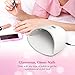 Nail Lamp, USpicy 24W White Light LED Nail Dryer for All Gel Polishes - UV, LED (Intuitive Finger Placement, 50,000 Hours of Use, LCD Display, Automatic Sensor)