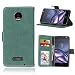 Produktbild Moto Z Hülle, Moto Z Ledertasche, Anlike Motorola Moto Z (5,5 Zoll) Schutzhülle Flip Hülle Wallet Case Tasche Cover Handy Zubehör Lederhülle Handyhülle [Klassische Normallackserie] Bookstyle mit Standfunktion Kredit Kartenfach - Vert