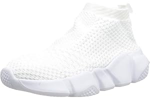 Piup Kids Trainers Boys Tennis Shoes Girls Running Shoes Knit Athletic Walking Shoes Breathable Lightweight Slip on Sneakers(Toddle/Little Kids/Big Kids)