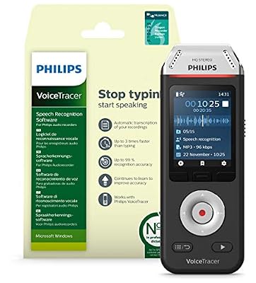 Philips Dictaphone Philips VoiceTracer numérique 2810 Philips avec DNS