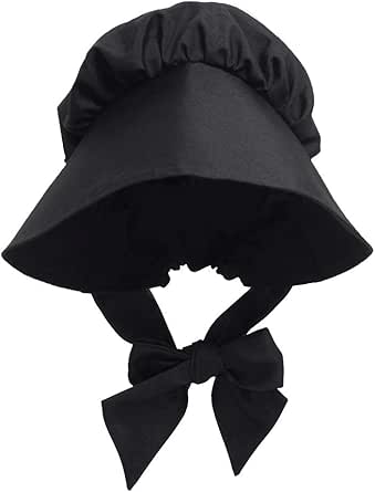 Graceart Bauerin Magd Hut Kopfbedeckung Hut Kolonialfrau Haube Mittelalter Kopfbedeckung Damen Amazon De Spielzeug