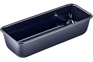 DR. OETKER Pudełko Oetker/do pieczenia chleba/Forma do ciasta, 30 cm emalia do pieczenia Love, wytrzymała, z uszczelką emaliowaną odporną na przecięcia i zarysowania, 1 sztuka, kolor: niebieski