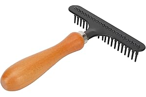 CICIGLOW Carpet Rake, Hand Held Metal Carpet Care Rake, Restores Softness, Ergonomic Handle for Home Use