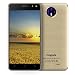 Produktbild Cagabi One 3G Smartphone Ohne Vertrag (Android 6.0 Handy, 5,0 Zoll IPS HD Display 1280*720pixels, Dual-SIM, Dual Kamera, 1GB Ram+8GB Rom, MT6580A Quad-Core 1.3GHz, GPS OTG FM WIFI) - Gold