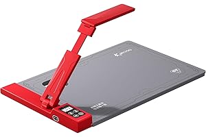 SFDER Smart Heating Pad for Phone Repair with Digital LCD Screen Display, Dual LED Light, Camera Hole Cutout - 17.5" x 11" Universal Screen Removal Heating Mat for iPhone Samsung Tablet Devices