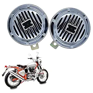 Vagary Bikes Horn Loud Air Horns Motorbike Classic Horns (Set of 2) for Royal Enfield Bullet Trials 350