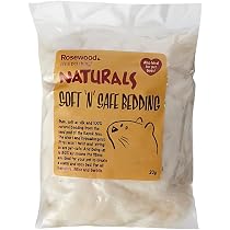 Ropa De Cama Natural De Kapok Para Mascotas Pequeñas - Suave, Segura, Ideal Para Hámsters, Cobayas, Ratones Y Jerbos