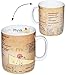 Produktbild Henkeltasse - " Physik - Daten & Fakten " - groß - 460 ml - Porzellan / Keramik - Schule - Mathe - Uni - Hochschule Abitur - Kaffeetasse - Student / Gymnasium - Trinktasse mit Henkel - Tasse Becher - Porzellantasse - Tassen / Kaffeetassen - Henkeltassen - Keramiktasse lustig - Universität Wissensbecher - Wissenschaft