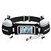 Produktbild Laufgürtel, Landnics Trinkgürtel mit 2 Flaschen Smartphonefach Touchscreen Running Belt für Handy 5,5 Zoll Iphone 6S 6 Plus 7 7S / Plus, Joggen, Fahrradfahren, Reise, Marathon, Damen, Herren