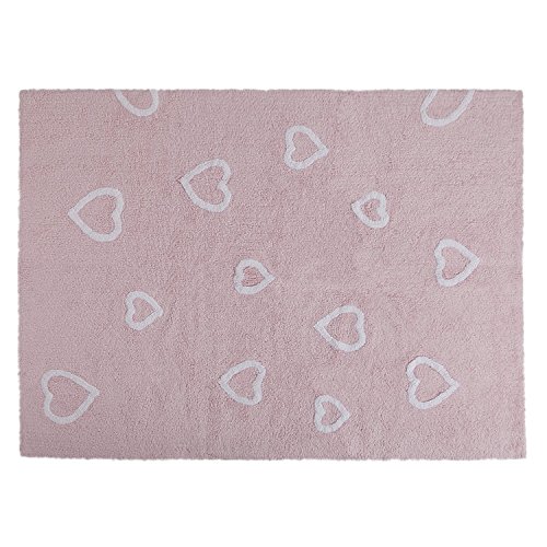 Lorena Canals Corazones Washable Rug (Pink)