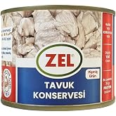 ZEL Haşlanmış Kuşbaşı Tavuk Konservesi 200 g &ndash; Y&uuml;ksek Proteinli, Yemeye Hazır