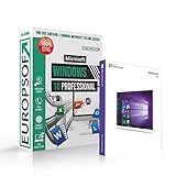 Microsoft Windows 10 Professional (PRO) DVD mit original Lizenz. Europsoft Box. Papiere & Zertifikate. Alle Sprachen 32 & 64bit - 