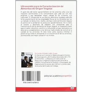 Ultrasonido para la Caracterización de Alimentos de Origen Vegetal: Ultrasonido en Alimentos