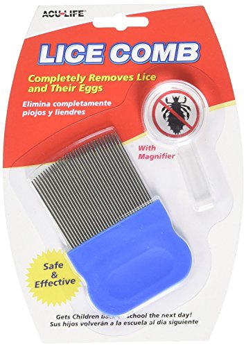 AcuLife Metal Lice Comb with Free Magnifier