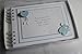 Personalised Baby Boy Christening,Naming Day Guest Book, A5 With Embossing And Hearts,Boxed