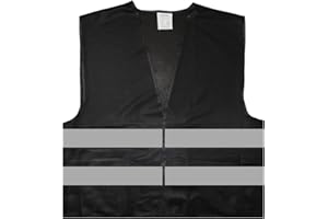 MISTER WARNWESTO Warnweste BZW. Signalweste bunt mit reflektierenden Streifen blank