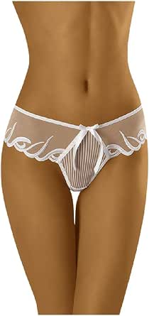 String Femme Wolbar WB15 - Microfibre Souple Brodée - Noeud Décoratif Dos - Taille Normal - 5