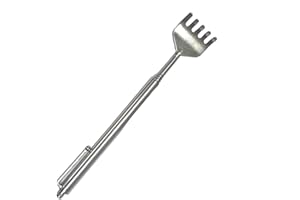 luoshaPUCY Gratte-Dos en Acier Inoxydable, Portable Extensible Gratte Dos Grattoir Télescopique pour Le Dos pour Hommes Femmes (21 à 51 cm)