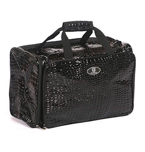 Urbanity Large Professional Hairdressing Hair Stylist Soft Beauty Bag Black Croc