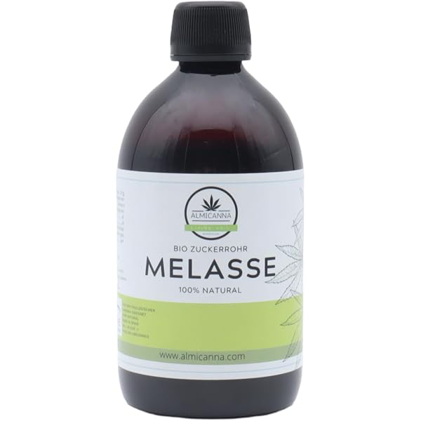 Meridian Organic Pure Blackstrap Molasses - 600g Jar, Rich In Iron & Minerals