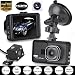 Produktbild Colorful Dash Camera (TM) HD 1080P Dual Lens Kamera Auto DVR Fahrzeug Video Recorder Rück Dash Cam G-Sensor,3"-LCD-Bildschirm 170° Weitwinkel