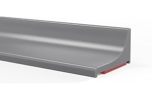 Mxziogr Strisce Impermeabili in Silicone per cucine e bagni, Fermi d'Acqua autoadesivi in Silicone, Fermi Doccia per cabine Doccia, lavandini, Bordi di vasche da Bagno (Grigio, 305CM)