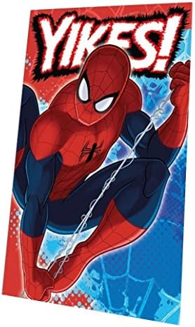 Characters Fleece Blanket Throws (Spiderman Yikes)