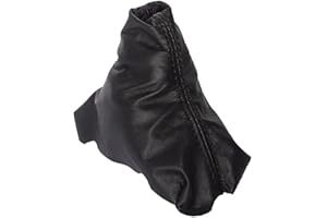 The Tuning-Shop Ltd Automatic Gear Gaiter Compatible with Mercedes SLK R171 W171 Leather Various Leather Colour Available (Black Stitch)