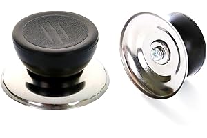 NAQQIOS Pomelli Per Coperchi Di Pentole - Pomelli Universali Per Padelle, Pomelli Resistenti Al Calore | Pomelli Di Ricambio Resistenti, Pomelli Per Coperchi Di Pentole Con Impugnatura Facile Per Pentole Da C