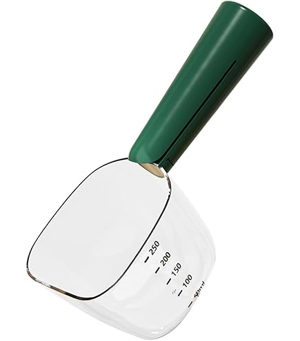 2er-Set Faltbare Silikon-Futterschaufeln Mit Clip – 237ml & 118ml – Messbecher & Beutelverschluss Für Hund & Katze
