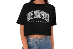 Tomwell T-shirt Damen Crop Top Kurzarm Sportshirt Sexy Oberteil Bauchfrei Sommer Vintage Crop Tshirt mit Schmetterling Muster Lose Sweatshirt Rundhals Teenager Mädchen Bluse